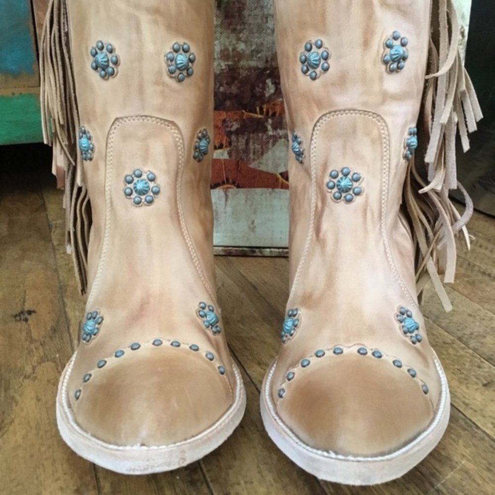 NIB Old Gringo Savannah Straw Fringe (10) - Picture 8 of 13